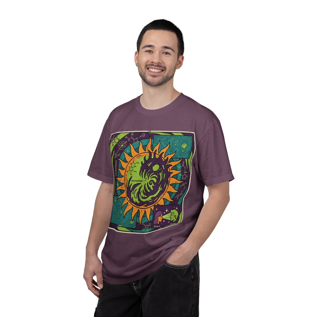 Psychedelic Sun & Moon Graphic T-Shirt