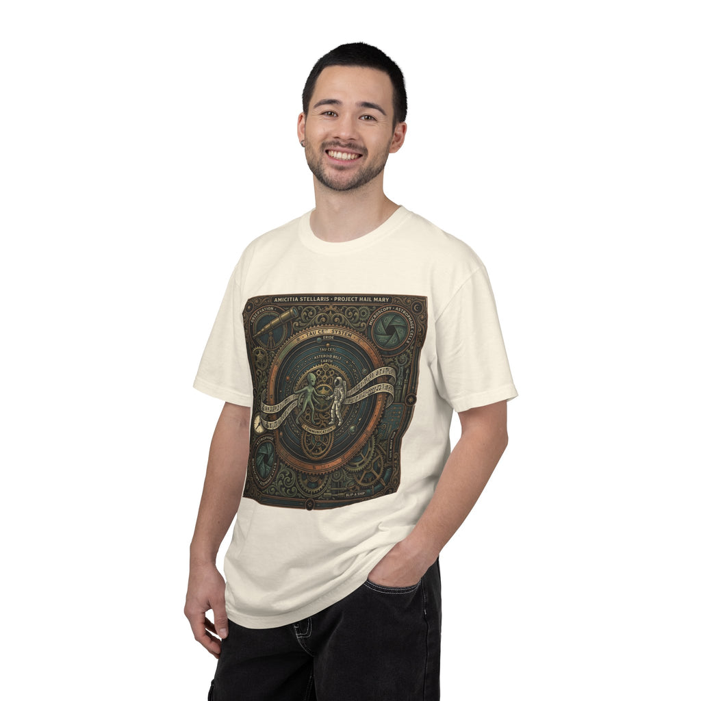 Vintage Nautical Compass T-Shirt — 'Navigate the Stars' Graphic Tee