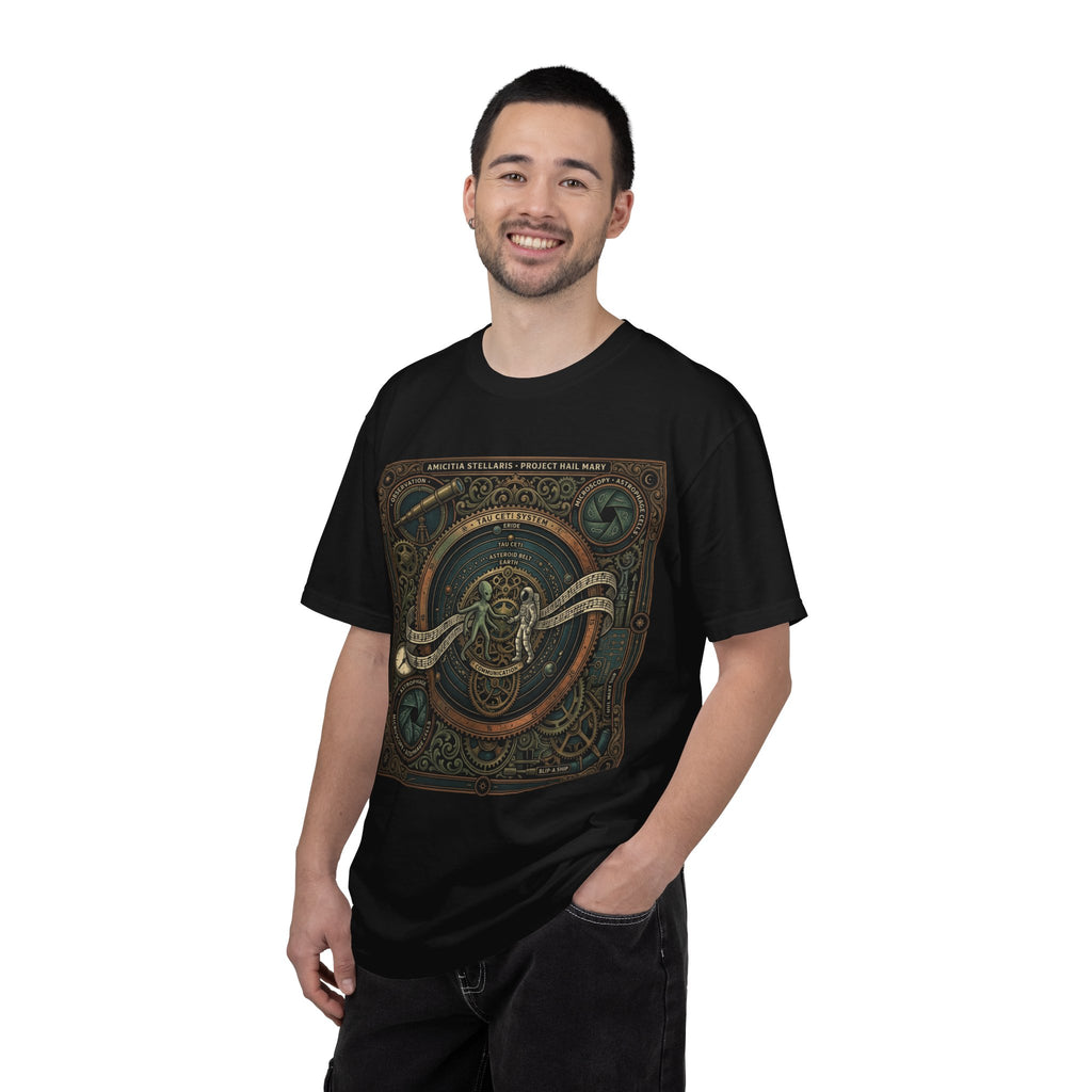 Vintage Nautical Compass T-Shirt — 'Navigate the Stars' Graphic Tee