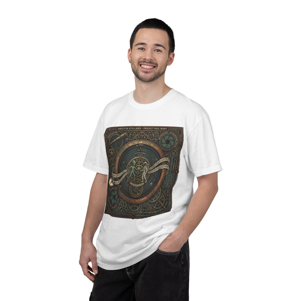 Vintage Nautical Compass T-Shirt — 'Navigate the Stars' Graphic Tee