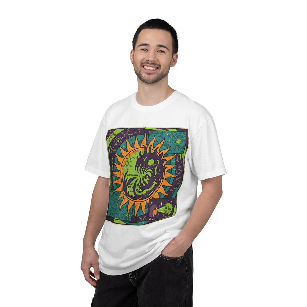 Psychedelic Sun & Moon Graphic T-Shirt