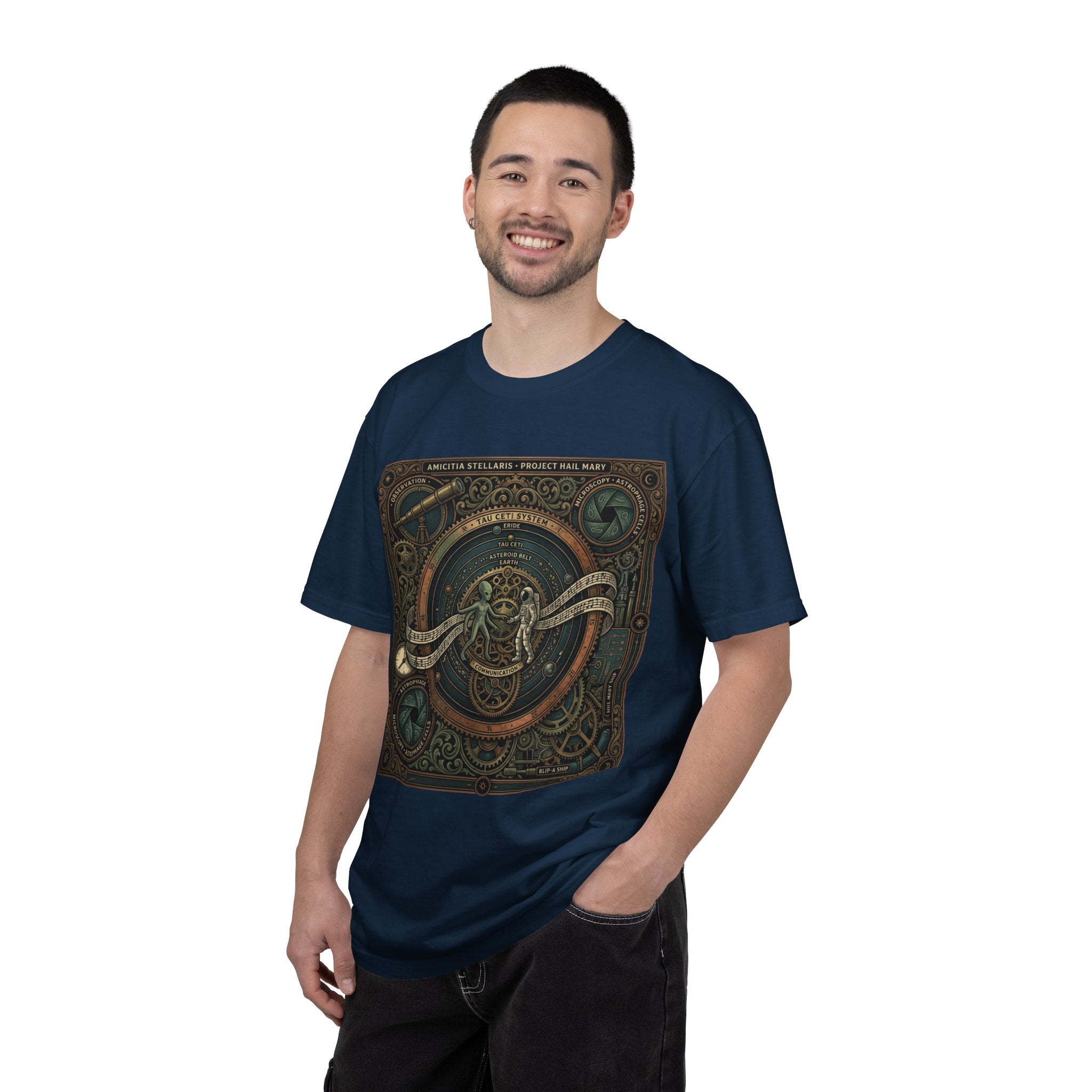 Vintage Nautical Compass T-Shirt — 'Navigate the Stars' Graphic Tee