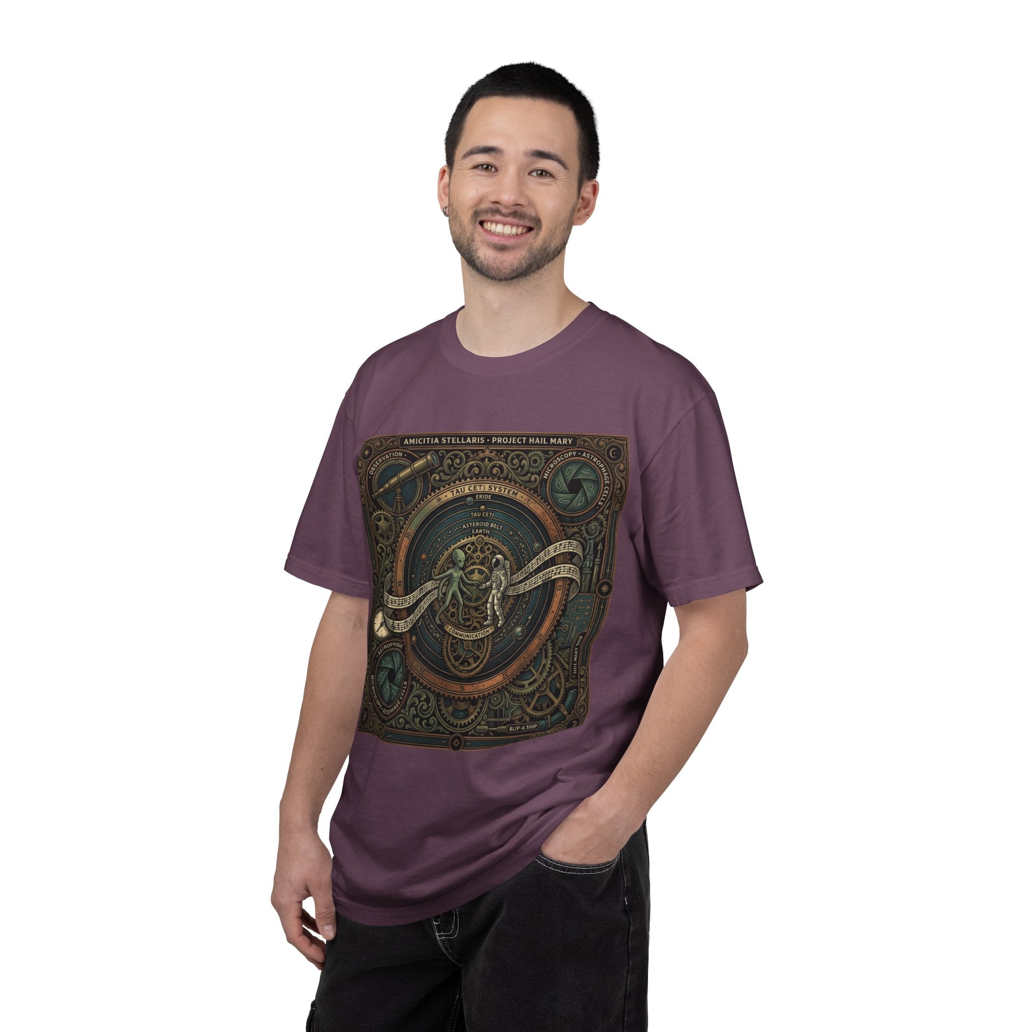 Vintage Nautical Compass T-Shirt — 'Navigate the Stars' Graphic Tee