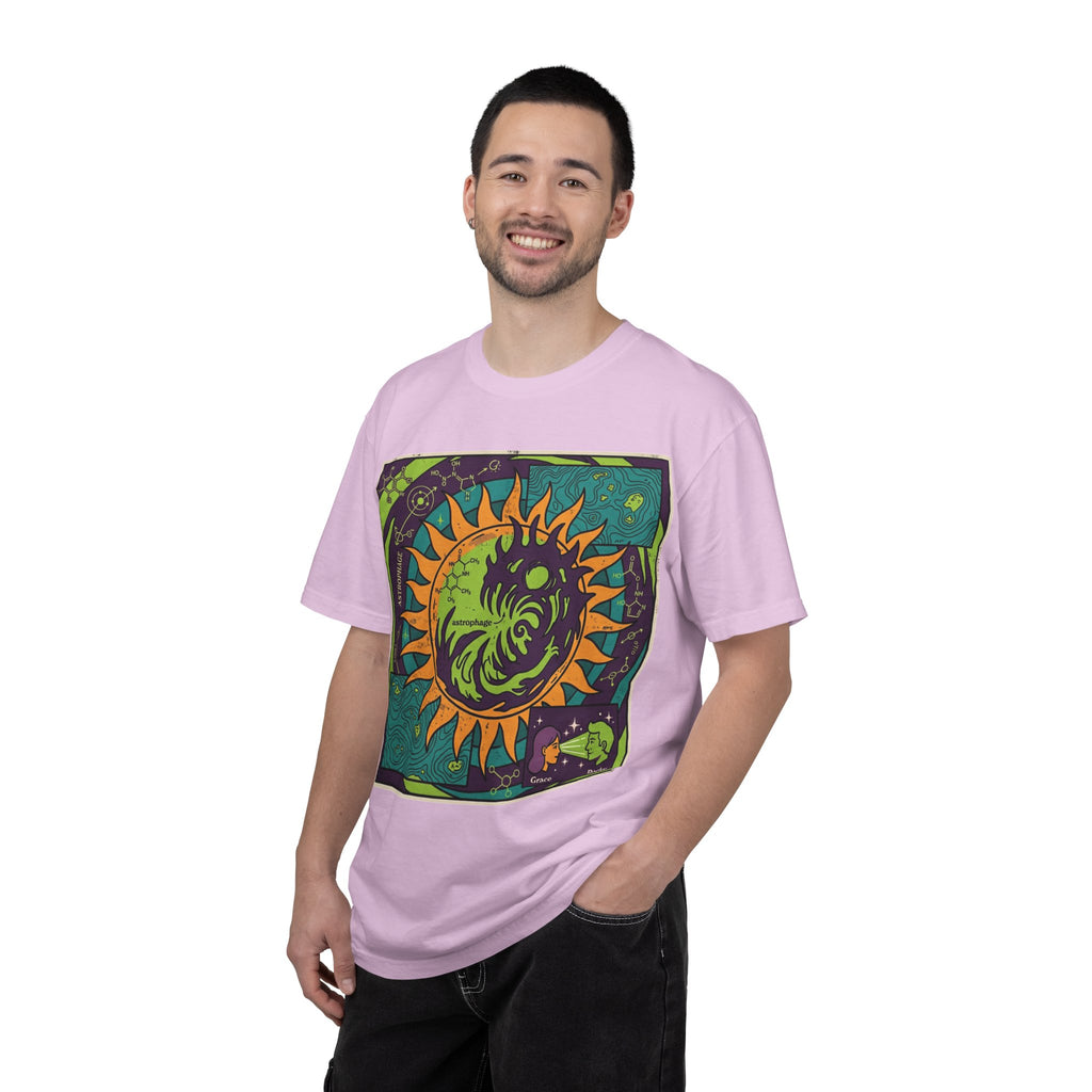 Psychedelic Sun & Moon Graphic T-Shirt