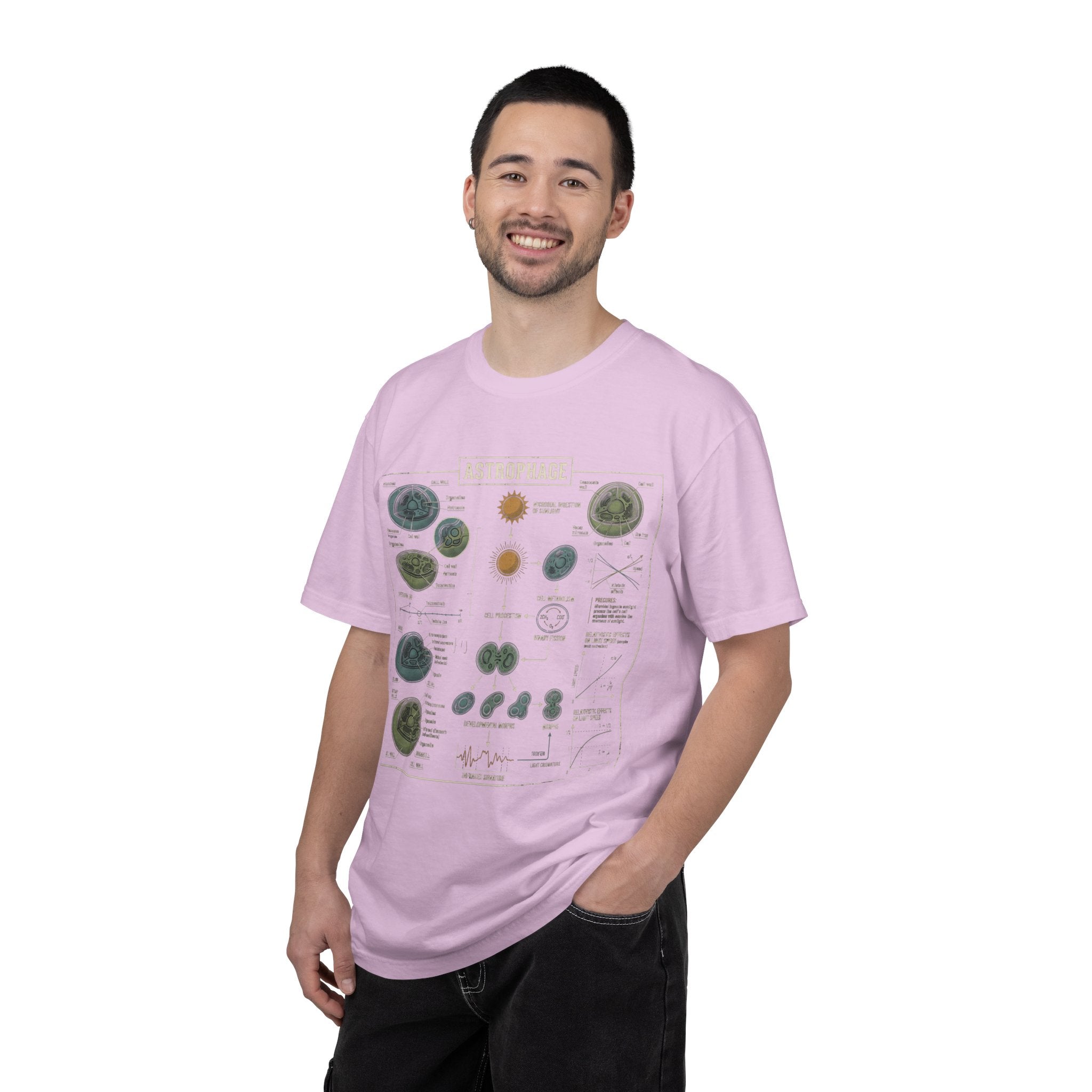 Astrophage Diagram T-Shirt — Science Illustration Tee