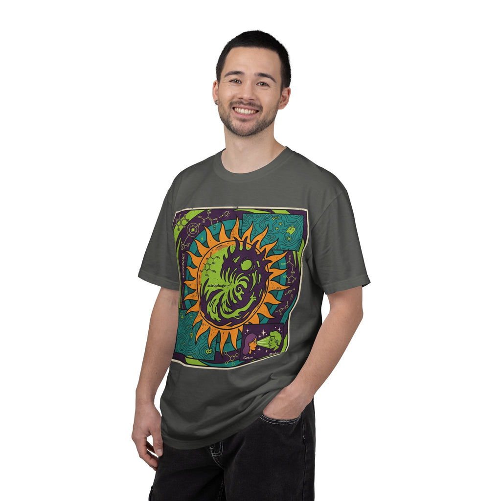 Psychedelic Sun & Moon Graphic T-Shirt