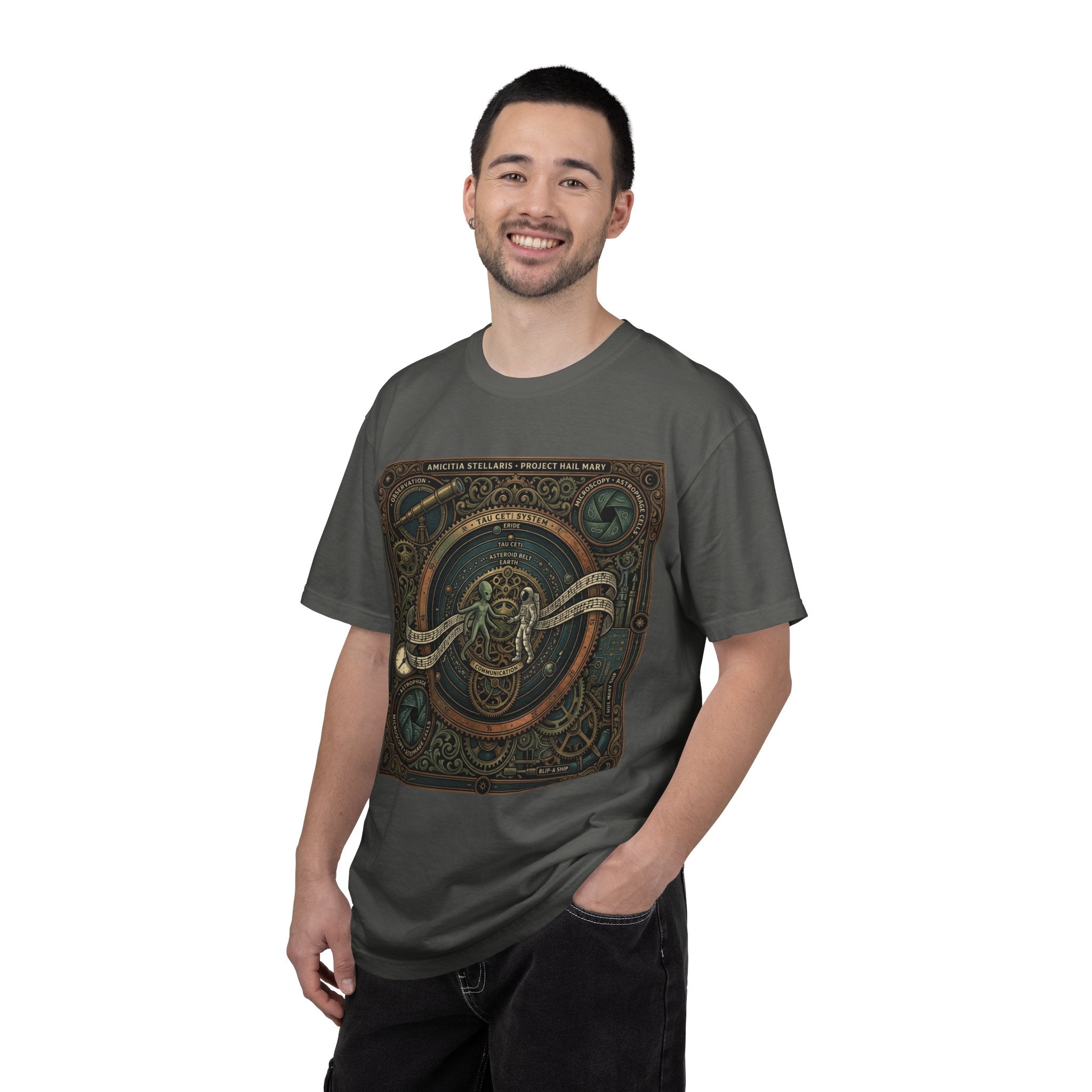 Vintage Nautical Compass T-Shirt — 'Navigate the Stars' Graphic Tee