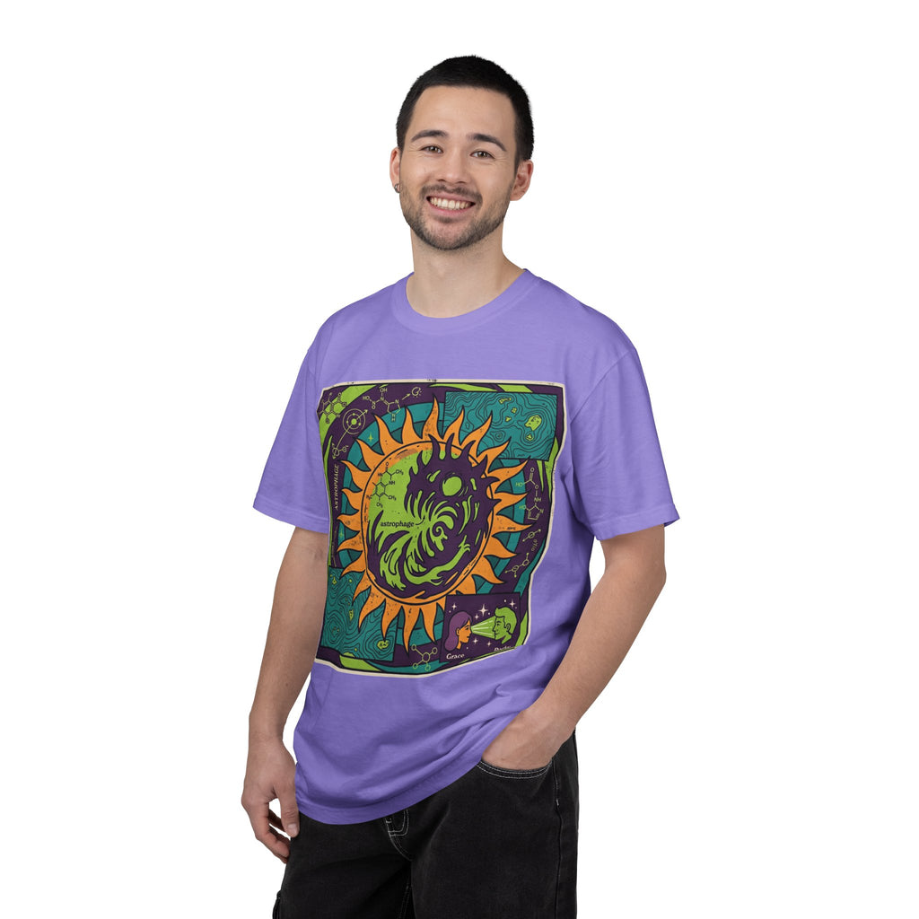 Psychedelic Sun & Moon Graphic T-Shirt