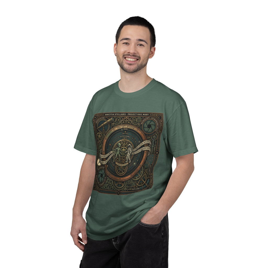 Vintage Nautical Compass T-Shirt — 'Navigate the Stars' Graphic Tee