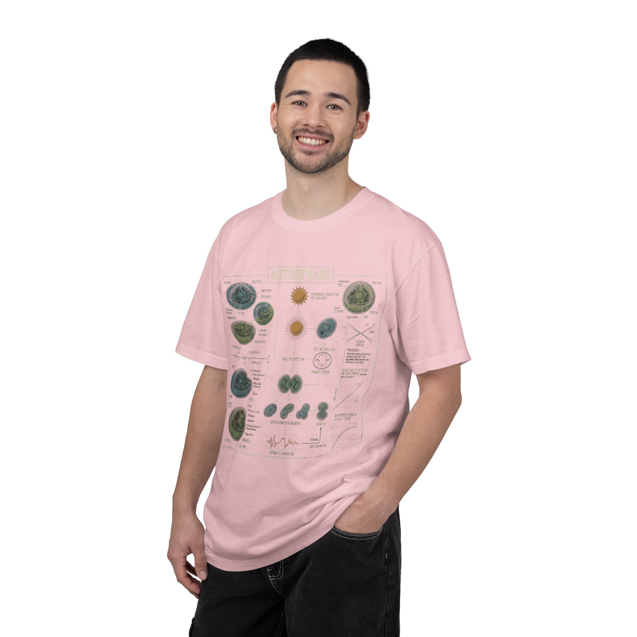Astrophage Diagram T-Shirt — Science Illustration Tee