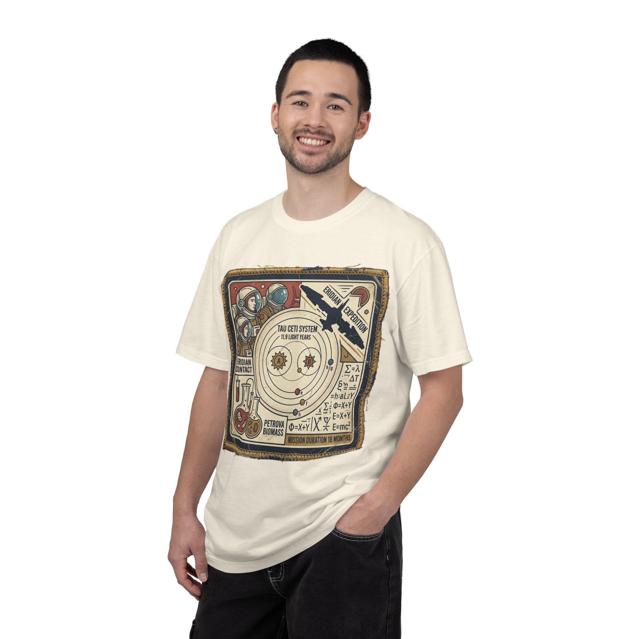 Solar System Vintage Diagram T-Shirt — Retro Space Science Graphic Tee